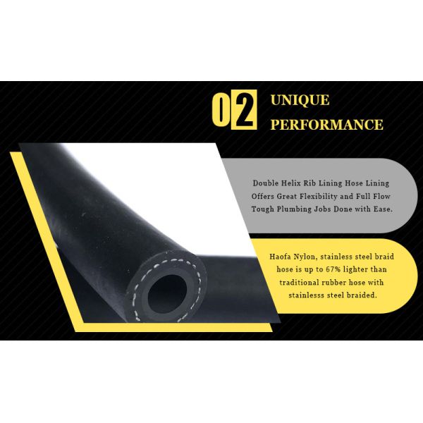 Fuel Tubing Anti Kink Design Long Lifespan Easy Install Stable Flow