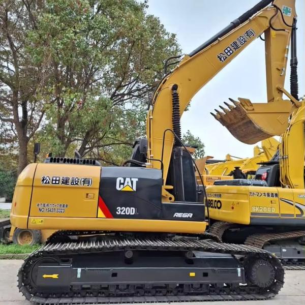Caterpillar 320 320D 320D2 Used 20ton Excavator Stock with Core Components Motor Gearbox Bearing PLC