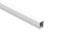 Width 20mm PMMA PC LED Strip Aluminium Profile High 27mm 6063 T5