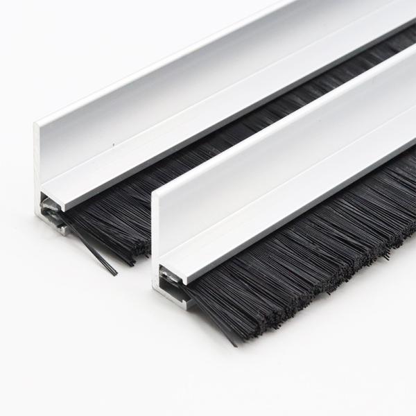 Nylon Plastic Wire Bristle Door Window Seal Strip Brush Dust Proof Heat Resistance