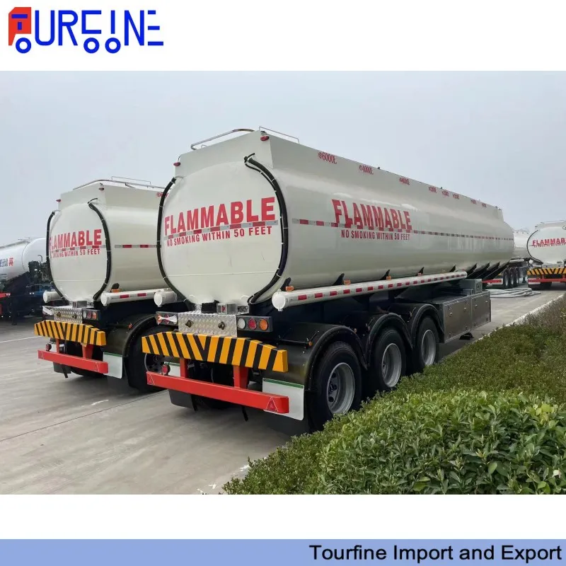 45 CBM 3 Axle Fuel Tank Semi Trailer for Commercial Fuel Logistics