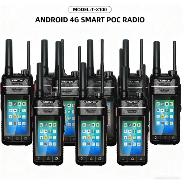 Andorin 9.0 4G Push to Talk Walkie Talkie with IPX4 Water Resistance and GSM/WCDMA Frequency Range for Reliable Communication in Extreme Temperatures