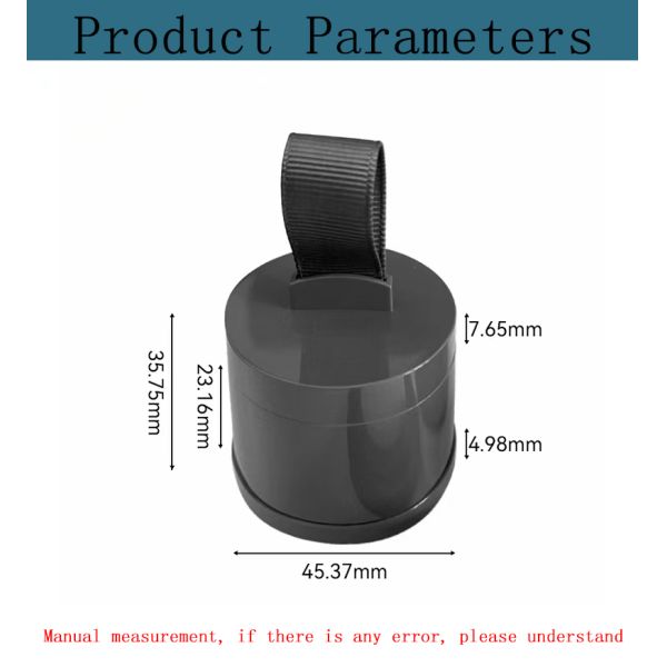 4G Size ABS Material Powder Case with Customized Color Hairline Finish and Mirror Included