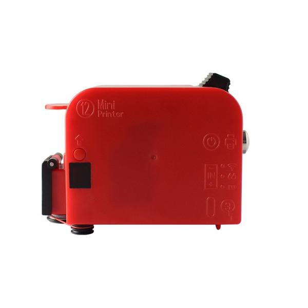 12.7 mm Printing Height Mini Handheld Bottle Inkjet Printer for Paper Material