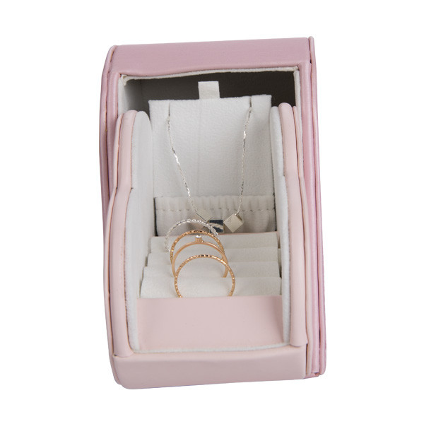 Pendant Led Video Leather Jewelry Box With Screen Personalised Assorted Color