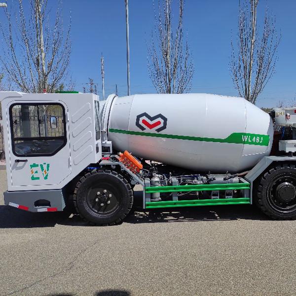                  Eco Friendly Mining Equipment 4 Cbm Wl4bj Battery Driven Concrete Mixer Truck for Sale             