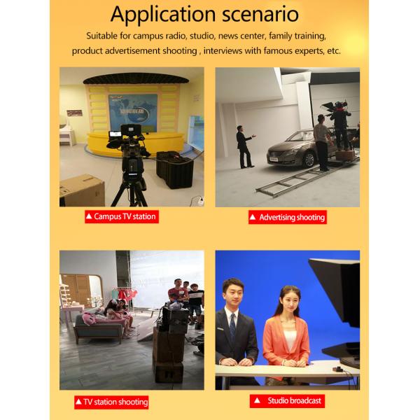 24-дюймовый телепромптер с 300-нитовым монитором яркости и пультом дистанционного управления