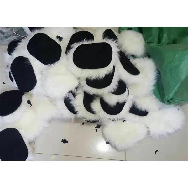 Перчатка мойки овчины длинных волос неподдельная для автоматической заботы/детал