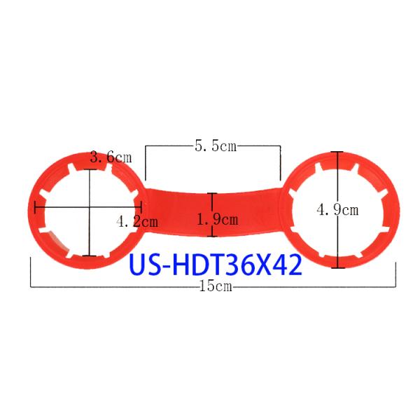 HDPE Plastic Bottle Handles With 2 Pack Design For 38mm Diameter Bottle Neck Holder