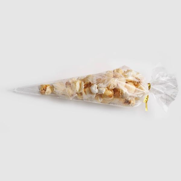 Cello  Cellophane Candy Cone Bag Special Shape Popcorn Bag Triangle  Plastic Clear Pastry Bag