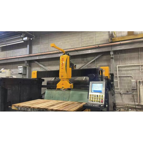 Powerful 5 Axis Stone Bridge Cutting Machine For Special Shape Arbitrary-shaped Lines