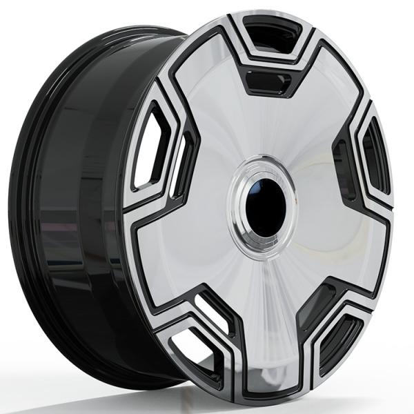 22x9.5 ET45/22x11.5 ET47 Roues forgées à la face noire pour Mercedes-Benz GLS 600 Maybach