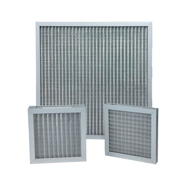 Aluminum Frame Washable Metal Mesh Air Filters Pre Filter For Industrial HVAC