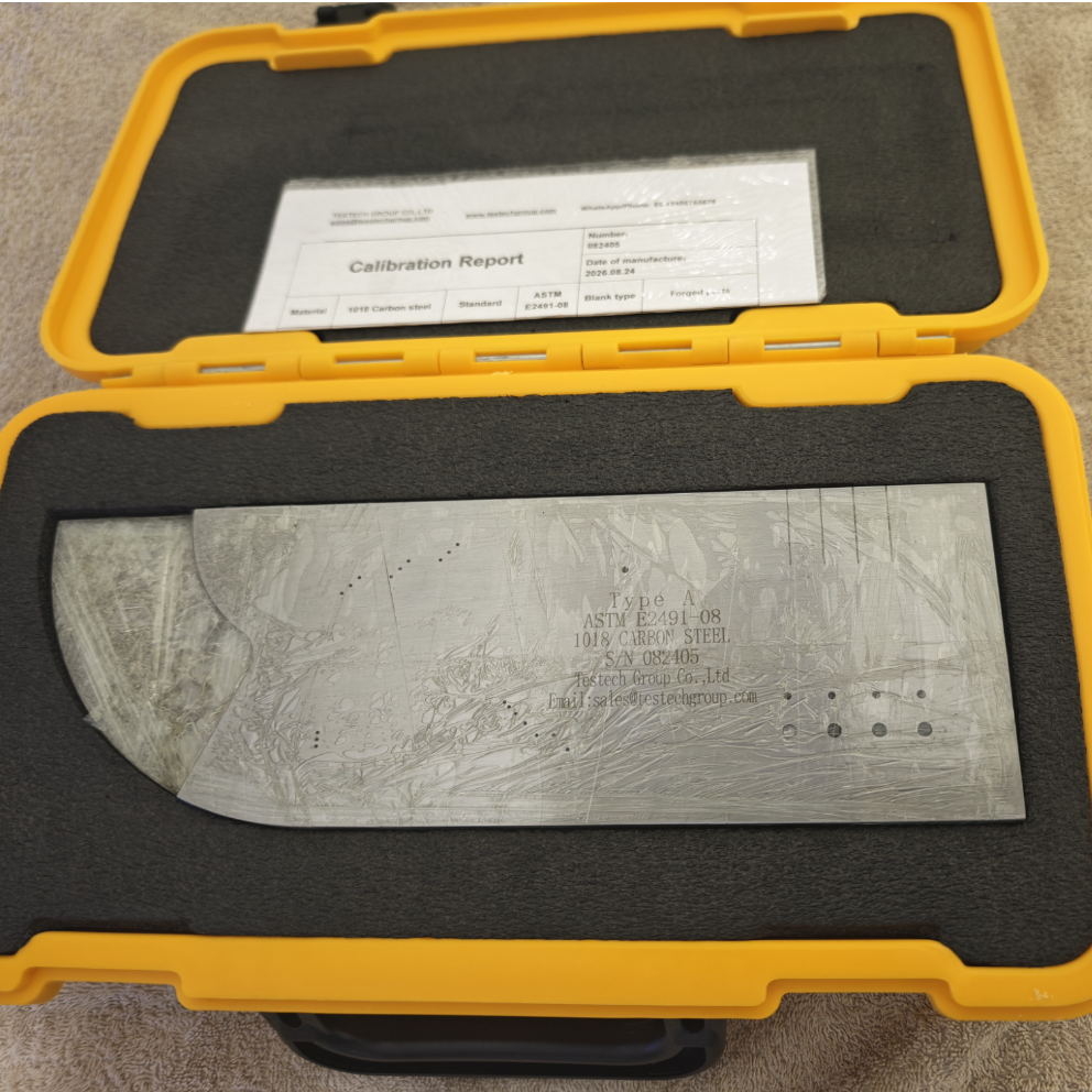 Phased Array Calibration Test Block | PAUT Type A / B ASTM E2491‑2013 NDT Reference Block