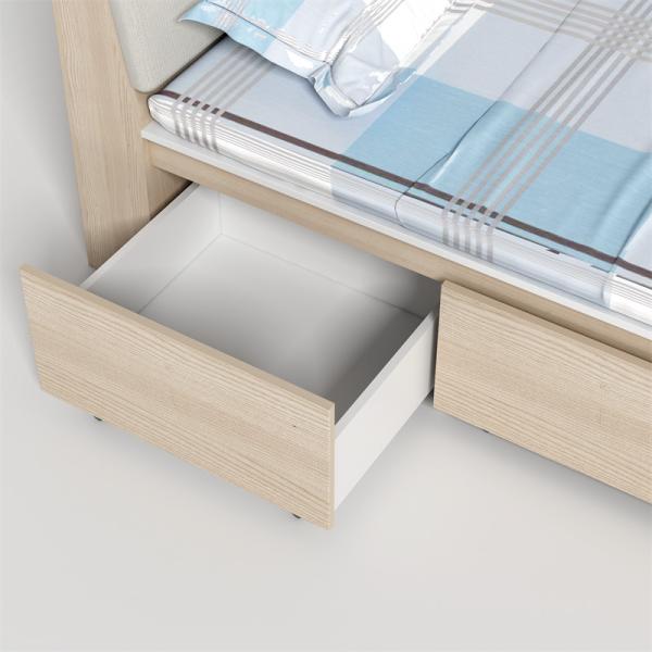 2000 X 1200 X 960 mm Apartamento Mobiliário Estudante Cama de banho Dormitório Escolar Com Cama de Mesa