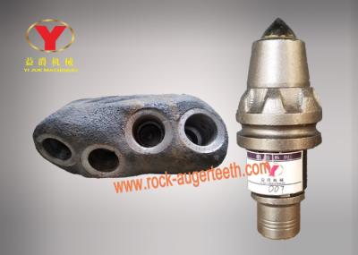 Foundation Drilling Auger Cutting Teeth Anti Impact With Tungsten Carbide Material