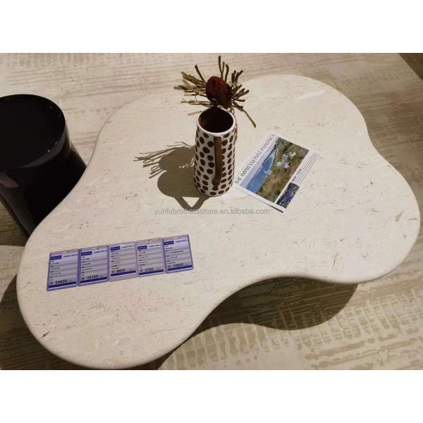 Yunfu Moonlight Beige Marble Perlatino Big Slab for Modern Kitchen Wall and Floor Tile