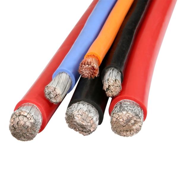 6AWG UL3512 Cable de cobre enlatado resistente al calor de alambre de silicona 200C