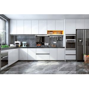 Модульные кухонные шкафы с угловыми, простыми и простыми шкафами