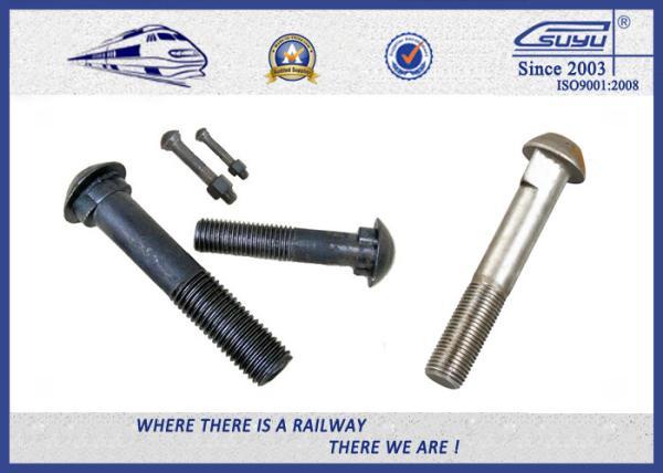 GV Railway inspecionado, aço carbono preto do parafuso do parafuso 40Cr da junção do trilho