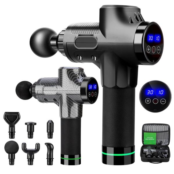 LCD Display 30 Speed Portable Electronic Body Vibration Massager for Relaxing Muscles
