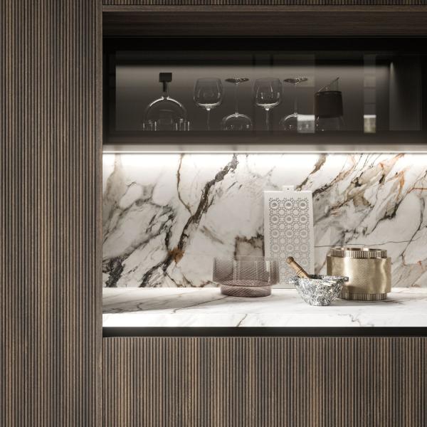 Large Style Complete Custom Kitchen Cabinet Set Island Kitchen Furniture Lacquer Finish Wooden Kitchen Cupboard For Villa