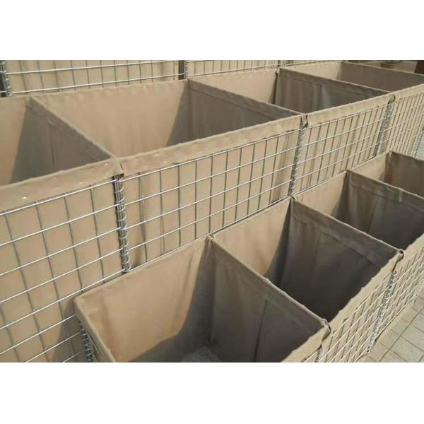 SIZE Customized Hesco Blast Wall / Hesco Mil1-Mil10 For Flood Fence