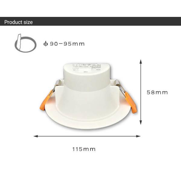 30000lm SAA-Australian 3-Color Switch Dimmable LED Downlight for Customizable Lighting