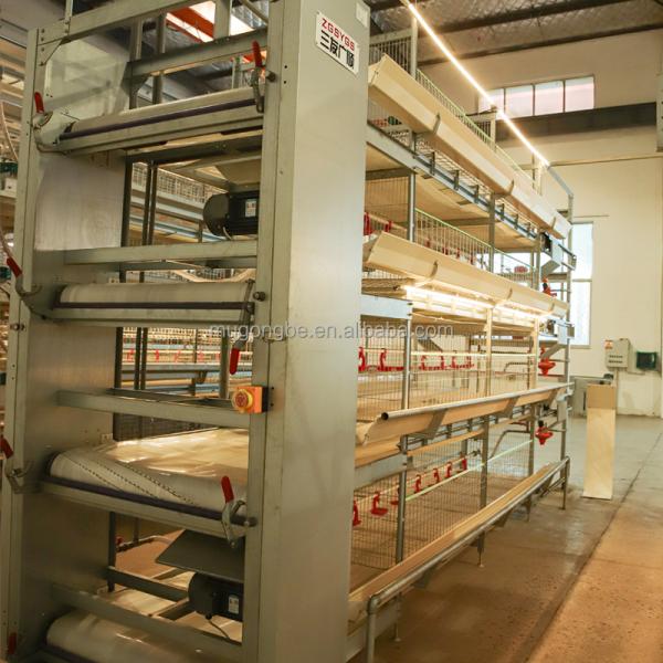 H Type 3/4/5 Tiers Battery Duck Cage Laying Elevated Duck Cages for Egg Layer