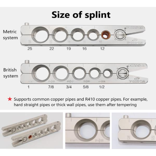 Multifunctional Flaring Tool Kit Steel Refrigeration Flaring Tool For Air Conditioning