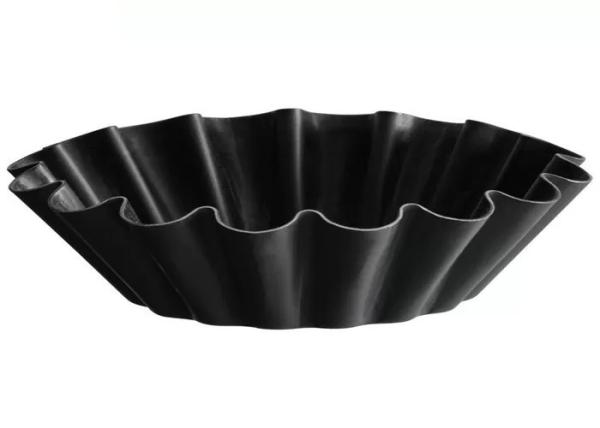 Foodservice NSF Telfon Nonstick Aluminium Cupcake Mould Mini Fluted Brioche Cake Pan Mold