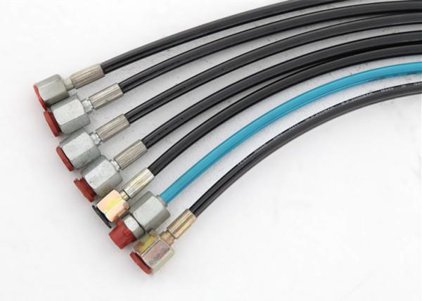Smooth Nylon / Polyurethane High Pressure Test Hose with M14*1.5 Connectors