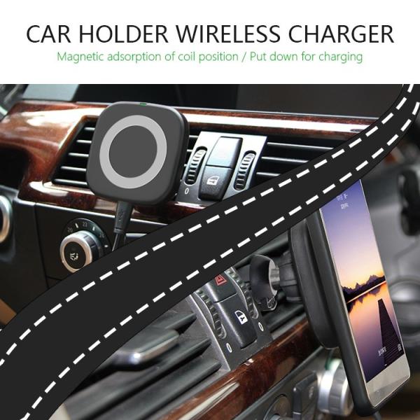 WIRELESS CAR CHARGER Magnetic QI car mount wireless charger for SAMSUNG iPhone any mobile phone 10W fast charging