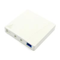 Fibra óptica de fibra branca de plástico