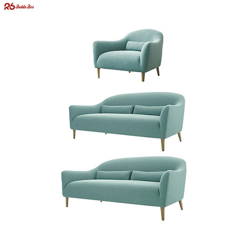 Customizable Grey Tufted Upholstered Sectional Sofa Cotton Linen Blended 300kg