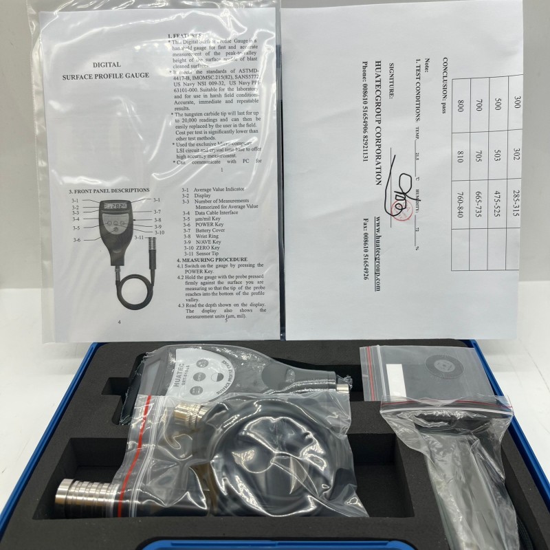 SRT-5100S Digital Surface Profile Gauge Blast Cleaning Surface Roughness Tester