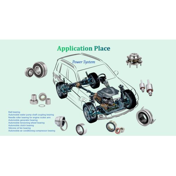 DAC WB WIB Automobile Ball Bearings , Tensioner Pulley Bearing