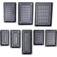 Caja de sushi desechable al por mayor de cocina japonesa caja de embalaje anti niebla caja de sushi para llevar