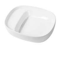 Moderne au-dessus du comptoir facile à nettoyer durabilité de qualité commerciale art céramique bassin de table haut salle de bain évier