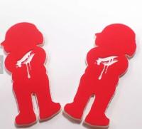 Logo d'impression de transfert thermique sur mesure en 3D