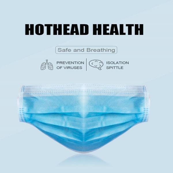 Medical Surgical Disposable Nonwoven 3 Ply Tie On Face Mask