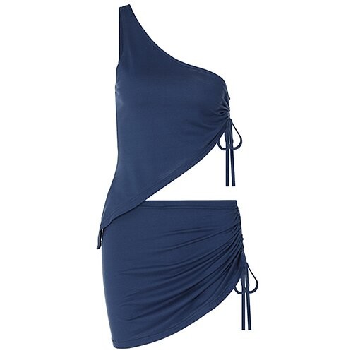 OEM maufactory European and OEM American style 2023 Summer polyester short skirt set women