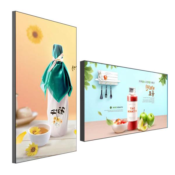 o Signage de Digitas do hotel da entrada de 2K 4K indica Lcd ultra magro interno fixado na parede 43 polegadas
