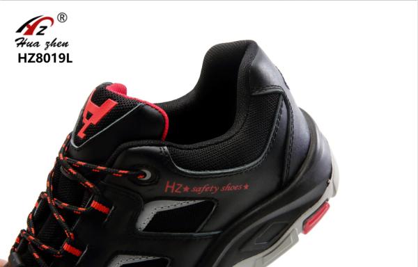 Industrial Leather Industrial Safety Shoes Slip Resistant For Construction