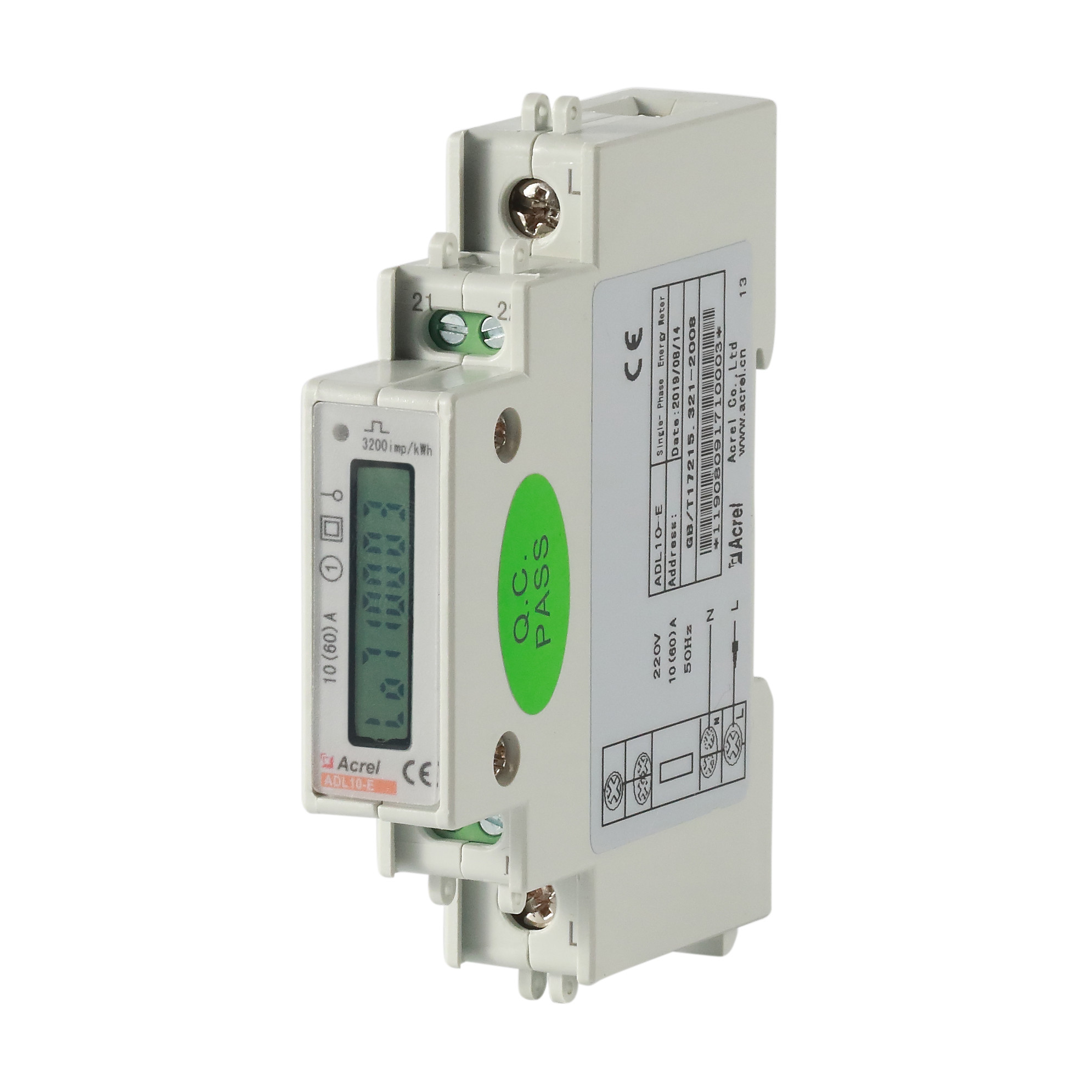 Acrel ADL10-E 220V однофазный энергометр Kwh