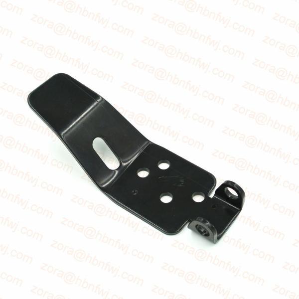 Customized Stainless Steel Corner Bracket with Black Powder Coated Triangle Structure