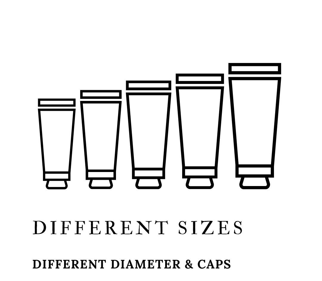 2024 Innovative Products D19mm Custom Color logo Plastic Soft Eye Cream Container
