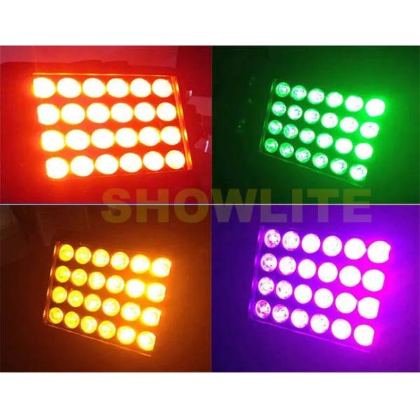 24*12W RGBW привело земную шайбу стены растет на открытом воздухе свет