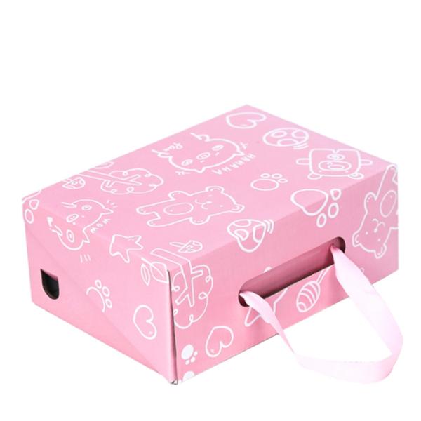 Обувь гофрированная доставка белые почтовые ящики оптовая упаковка матовая ламинация индивидуальный дизайн