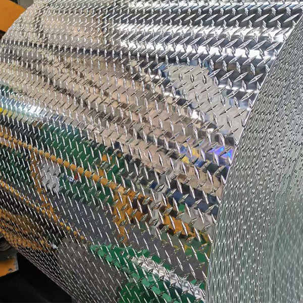 1000 Series Reflective Aluminum Checkered Plate Mirror Aluminum Diamond Plate Coil
